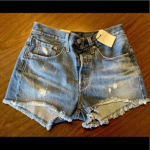 Levi 501 High Rise Premium Shorts size 26